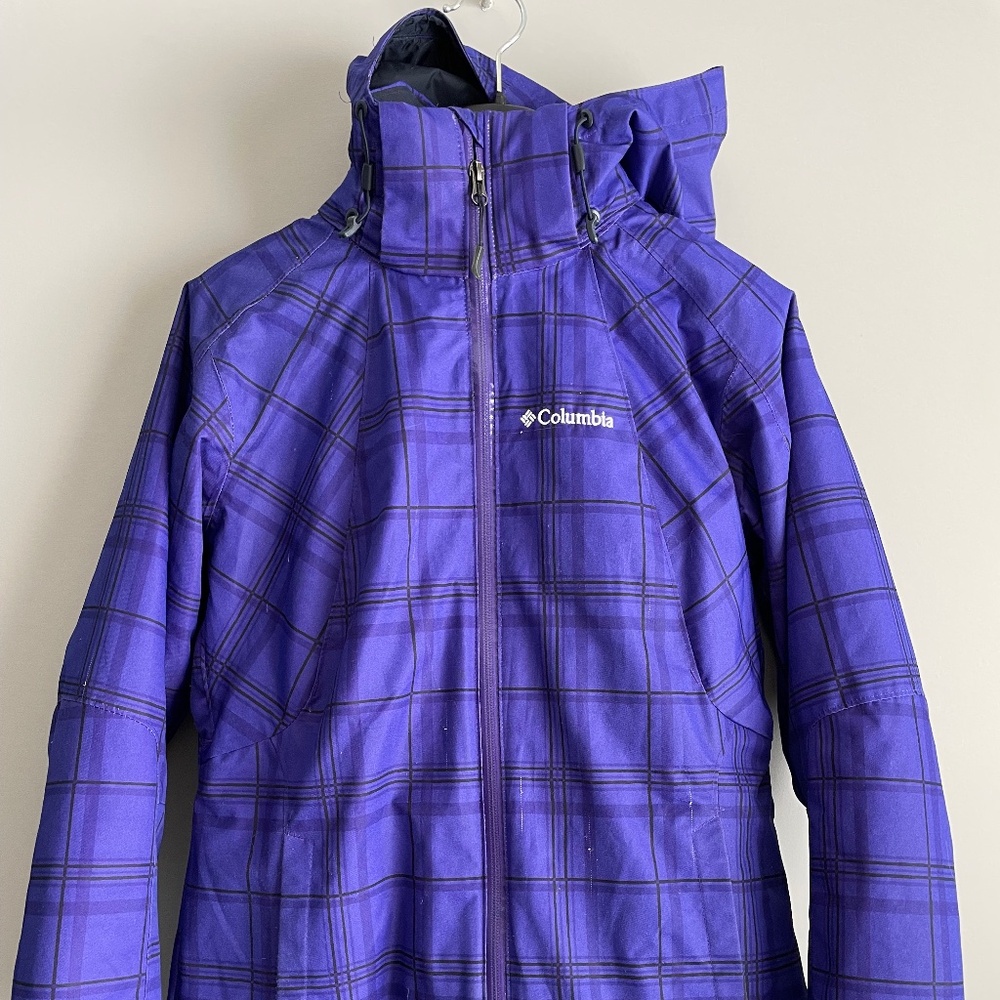 2 in 1 Purple Winter Jacket